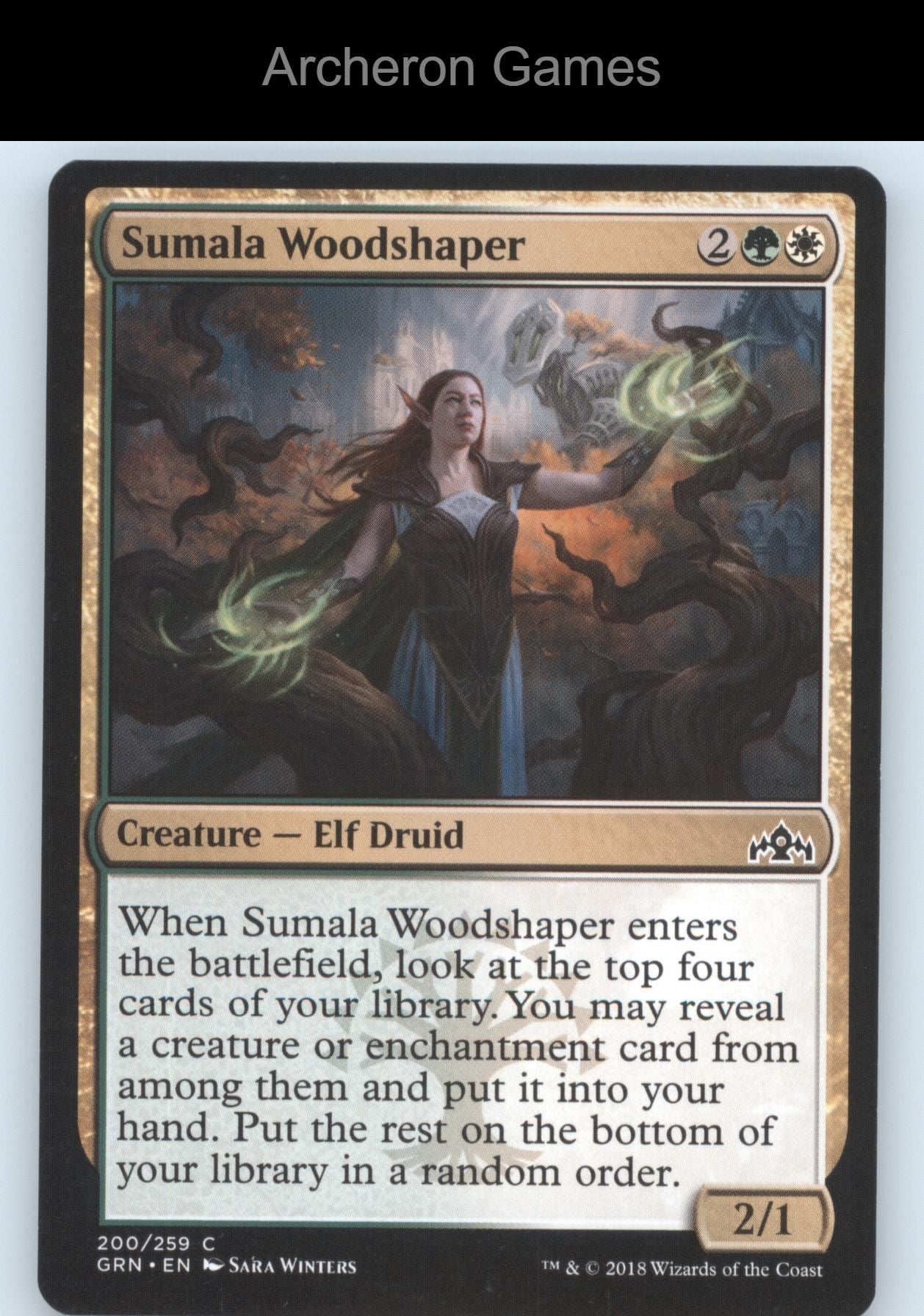 Sumala Woodshaper 200 C MTG Card Guilds of Ravnica