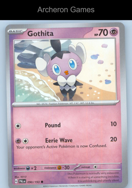 Pokemon Card Gothita PAL 090/193 C Paldea Evolved