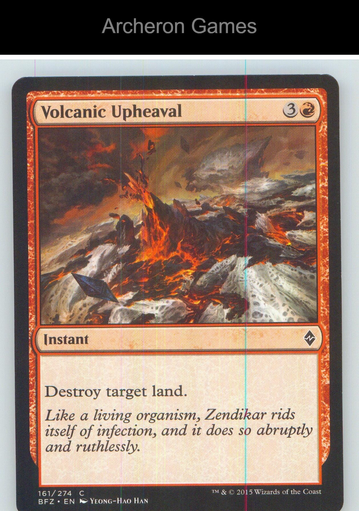 Volcanic Upheaval BFZ 161 C MTG Card NM/EX+