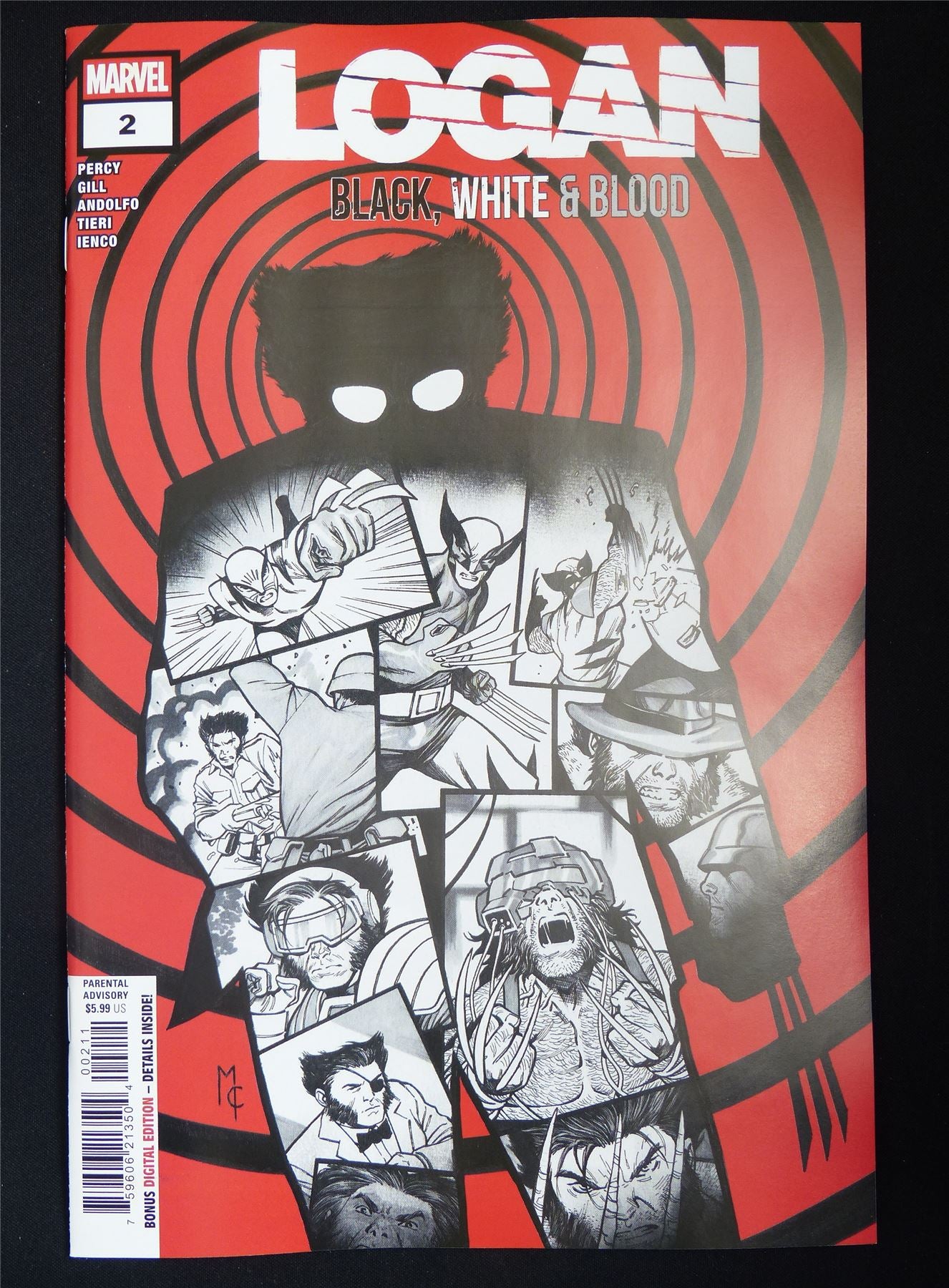 LOGAN: Black White & Blood #2 - B&B Apr 2026 Marvel Comic #1V0