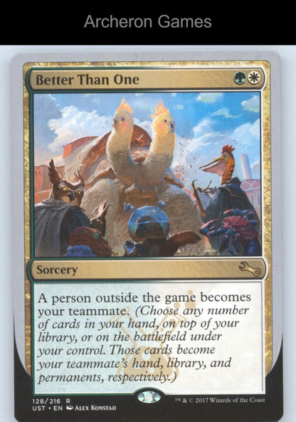 Better Than One 128 R MTG Card Unstable