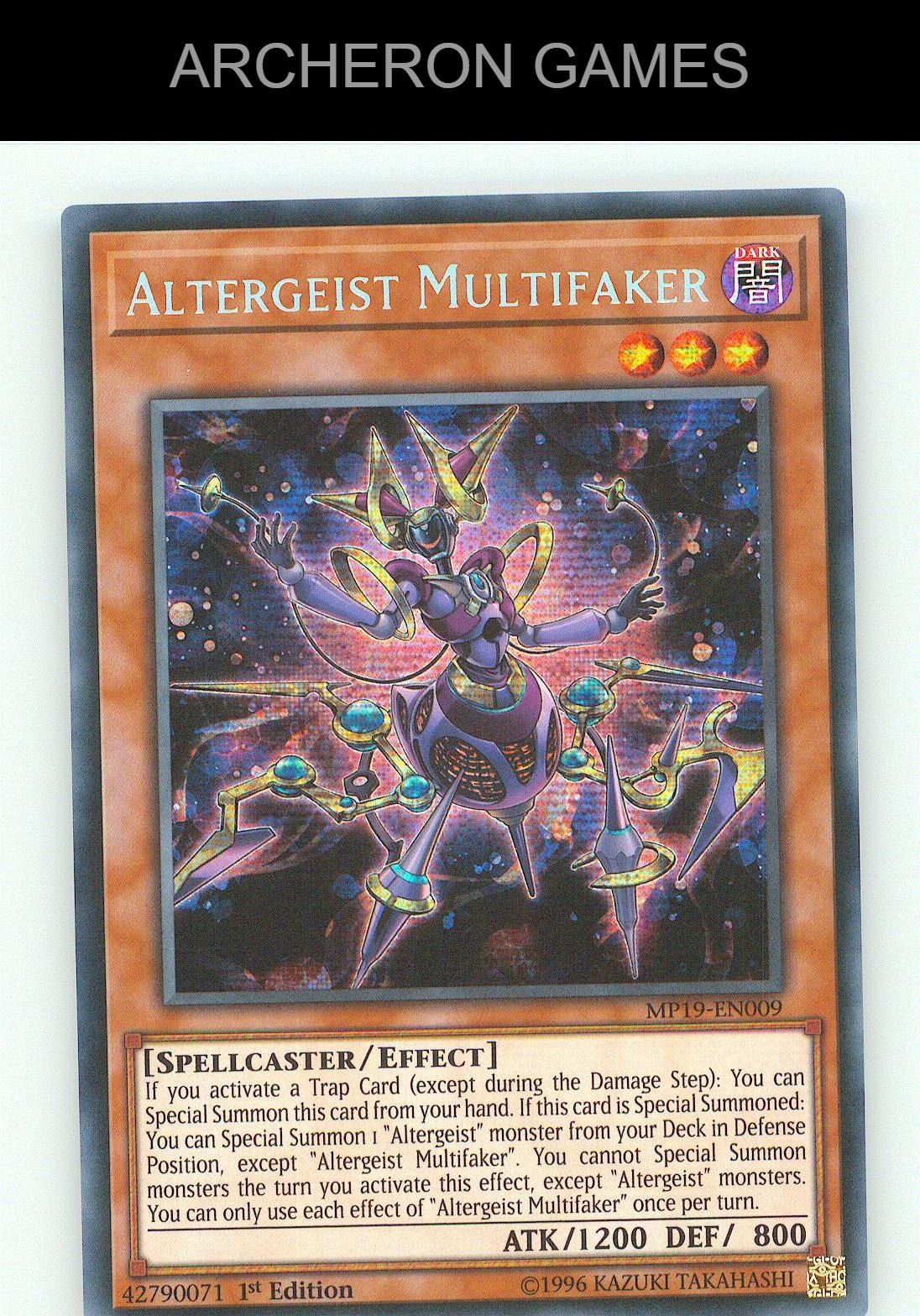 Altergeist Multifaker SEC YUGIOH Card