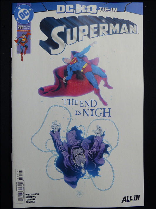 SUPERMAN #35 DC KO Tie-in - B&B Apr 2026 DC Comic #2X2