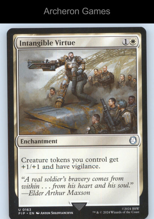 Intangible Virtue 163 UC MTG Card Universes Beyond: Fallout