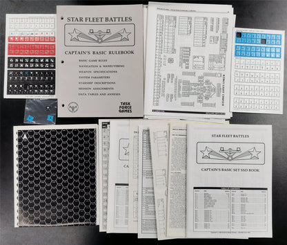 Star Trek: Star Fleet Battles Captain's Edition Basic Set Vintage Board Game - Task Force Games #15