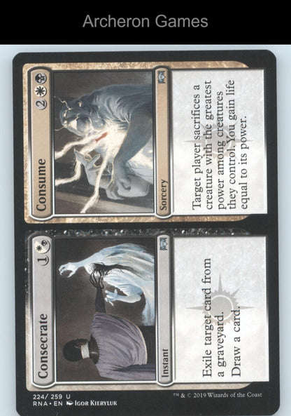 Consecrate // Consume 224 UC MTG Card Ravnica Allegiance