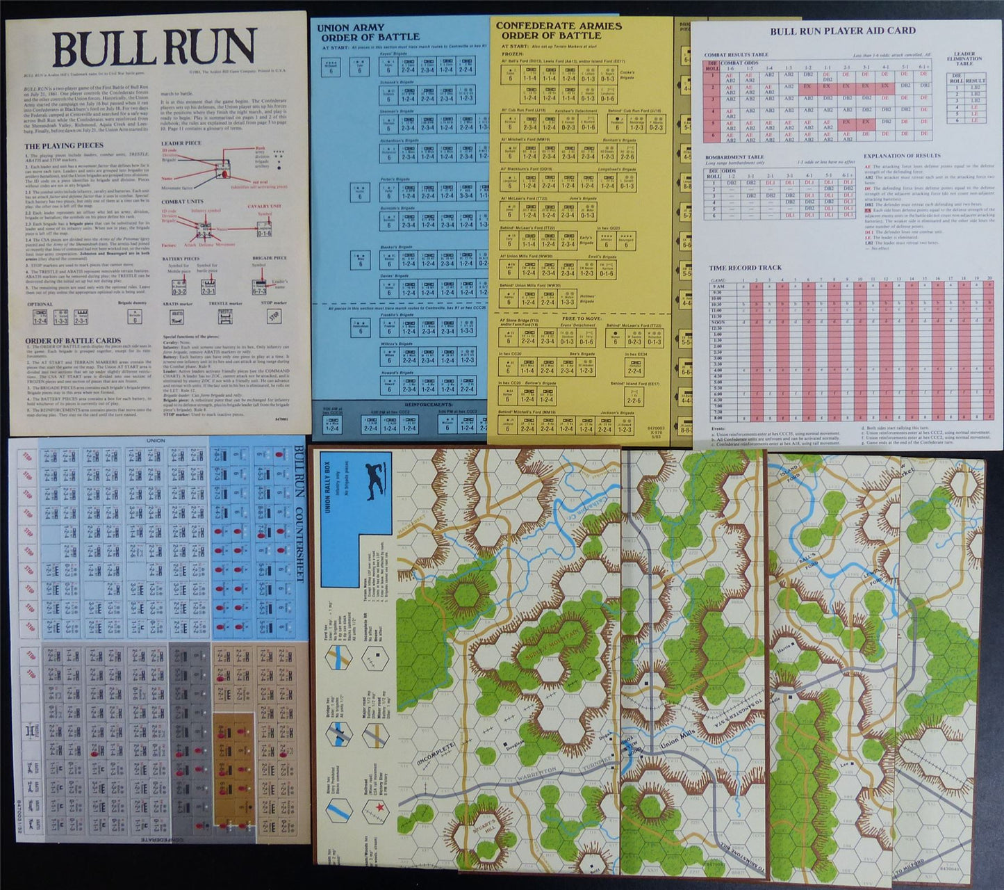 Bull Run: First Major Battle of the American Civil War - Bookcase Games #27E