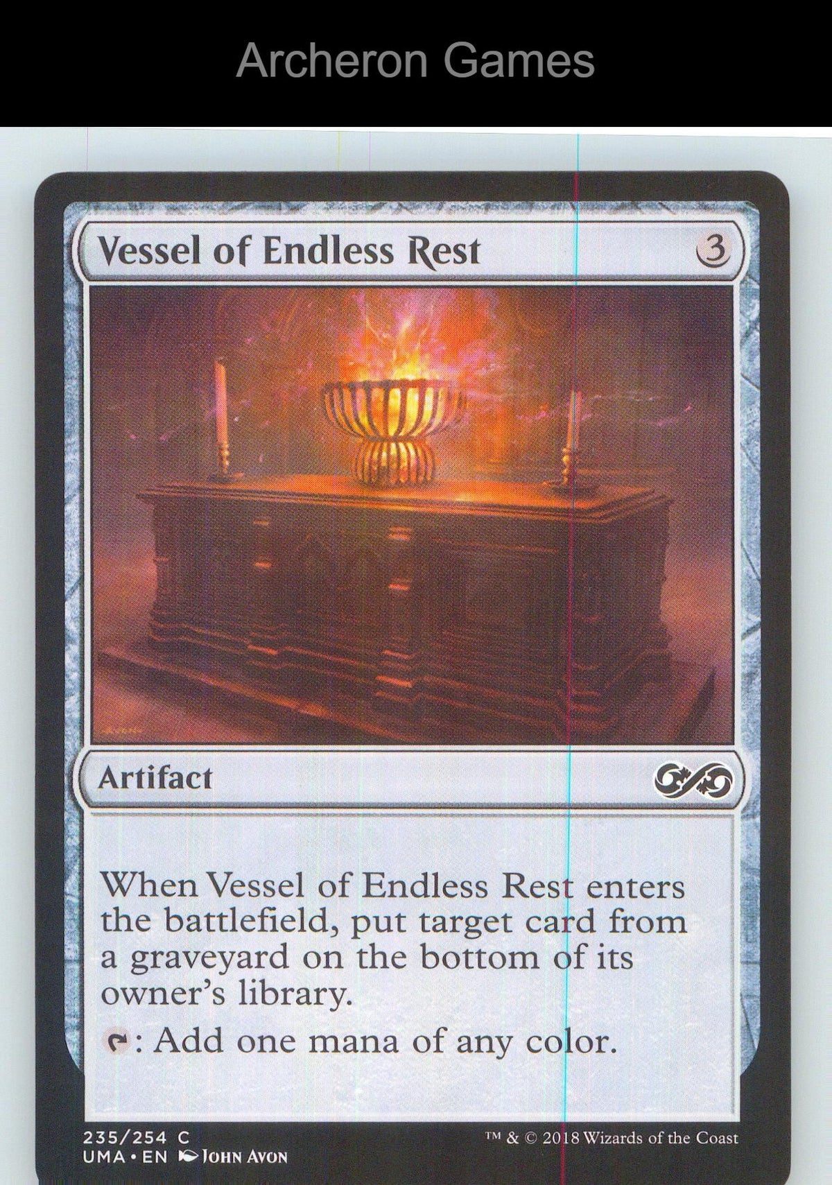 Vessel of Endless Rest UMA 235 C MTG Card NM/EX+