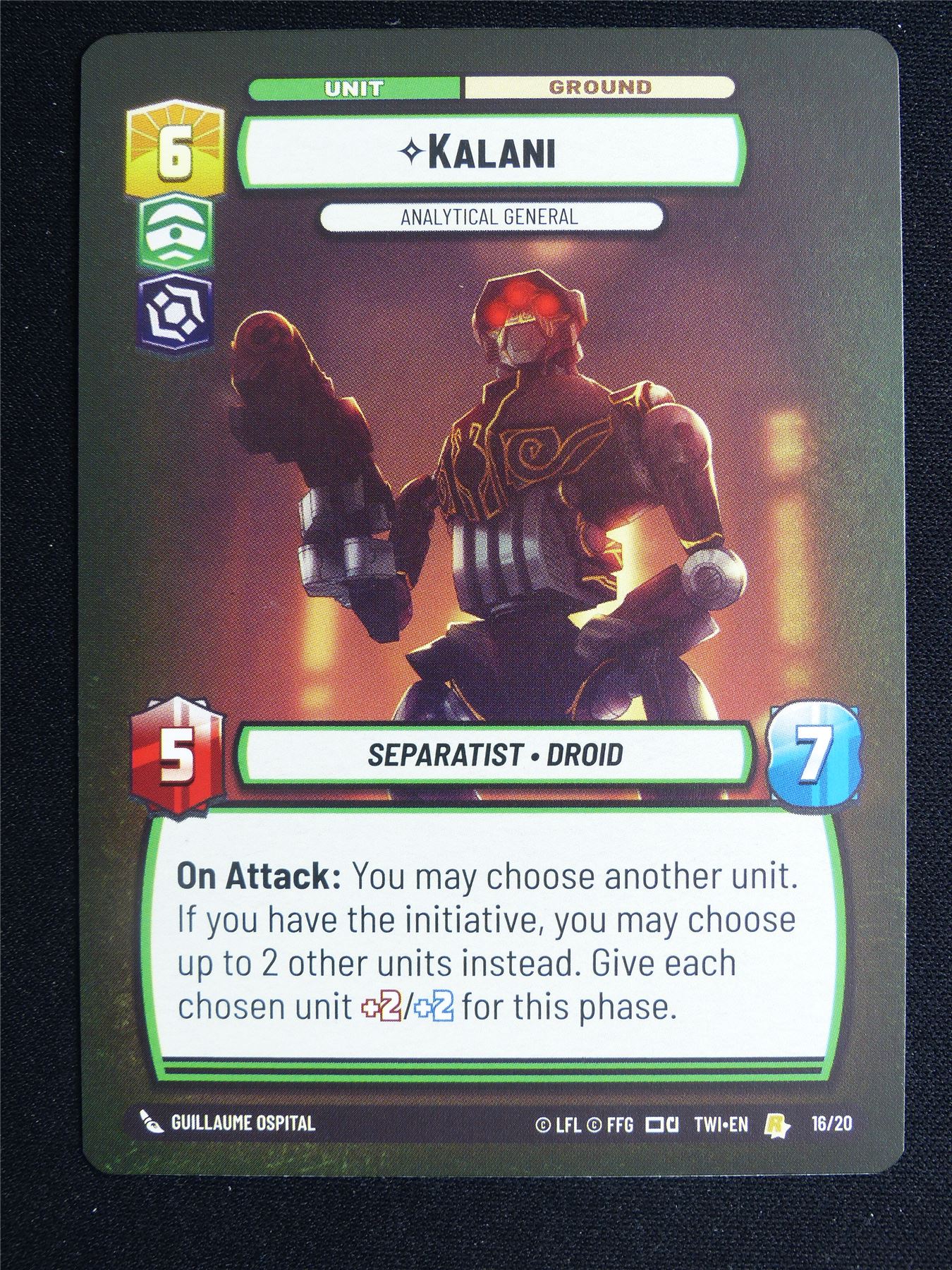Kalani 16/20 - Star Wars Unlimited Card #3UR