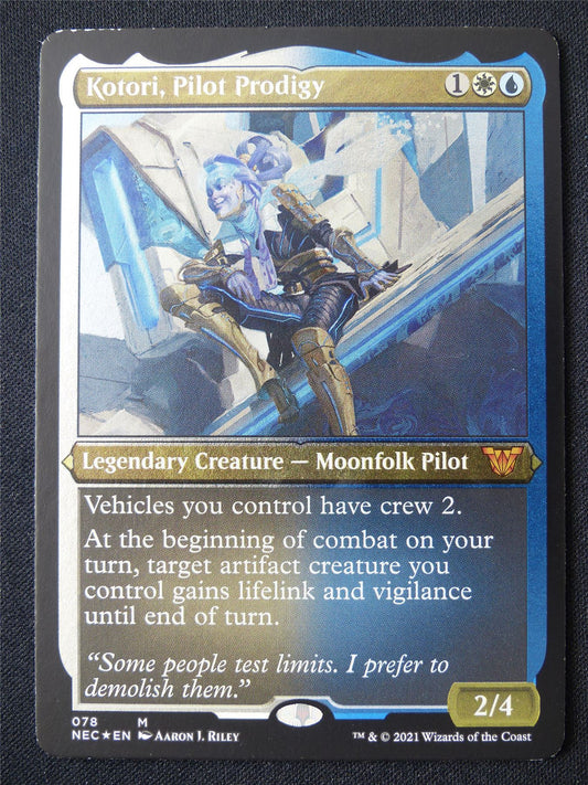 Kotori Pilot Prodigy Foil Thick Card Commander - NEC - Mtg Card #AV