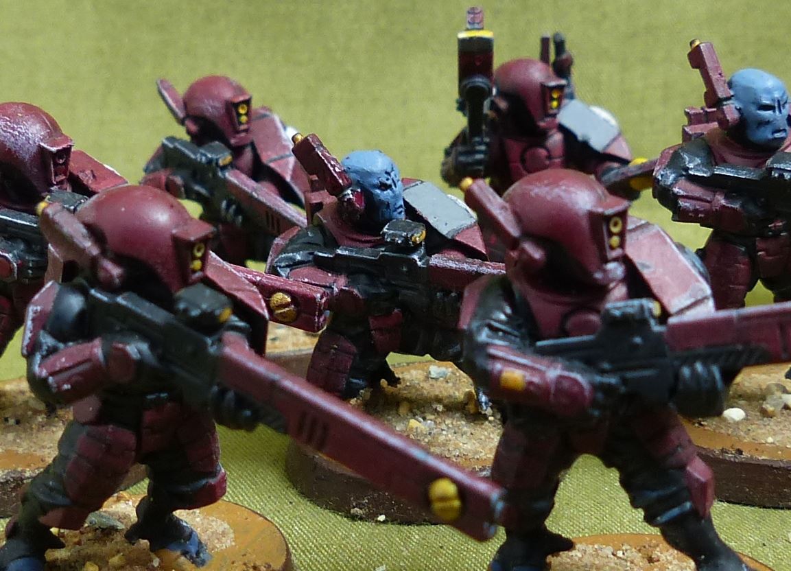 Fire Warriors Strike Team painted - Tau Empire - Warhammer 40K #41G