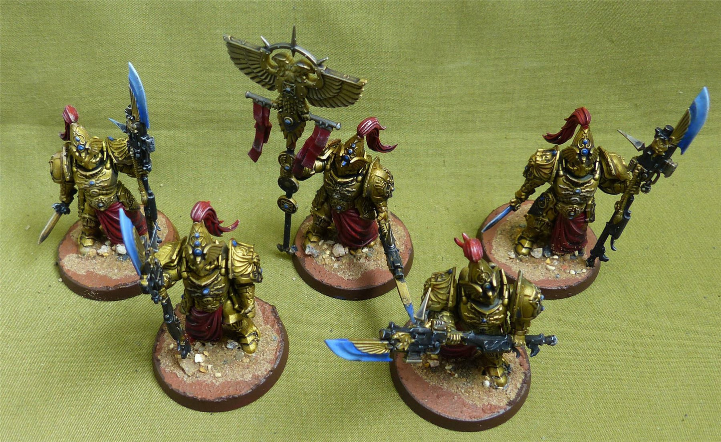 Custodian Wardens painted - Adeptus Custodes - Warhmmaer 40K #1OU
