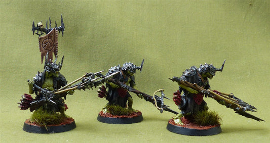 Man-Skewer Boltboyz painted - Blood Orruk Warclans - Warhammer AoS #WP