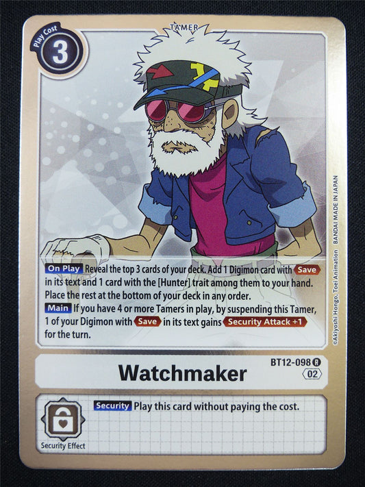 Watchmaker BT12-098 R - Digimon Card #KV