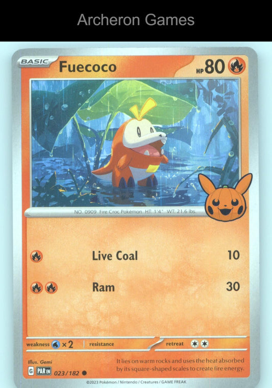 Pokemon Card Fuecoco TTBB24 023/182 C Trick or Trade BOOster 2024