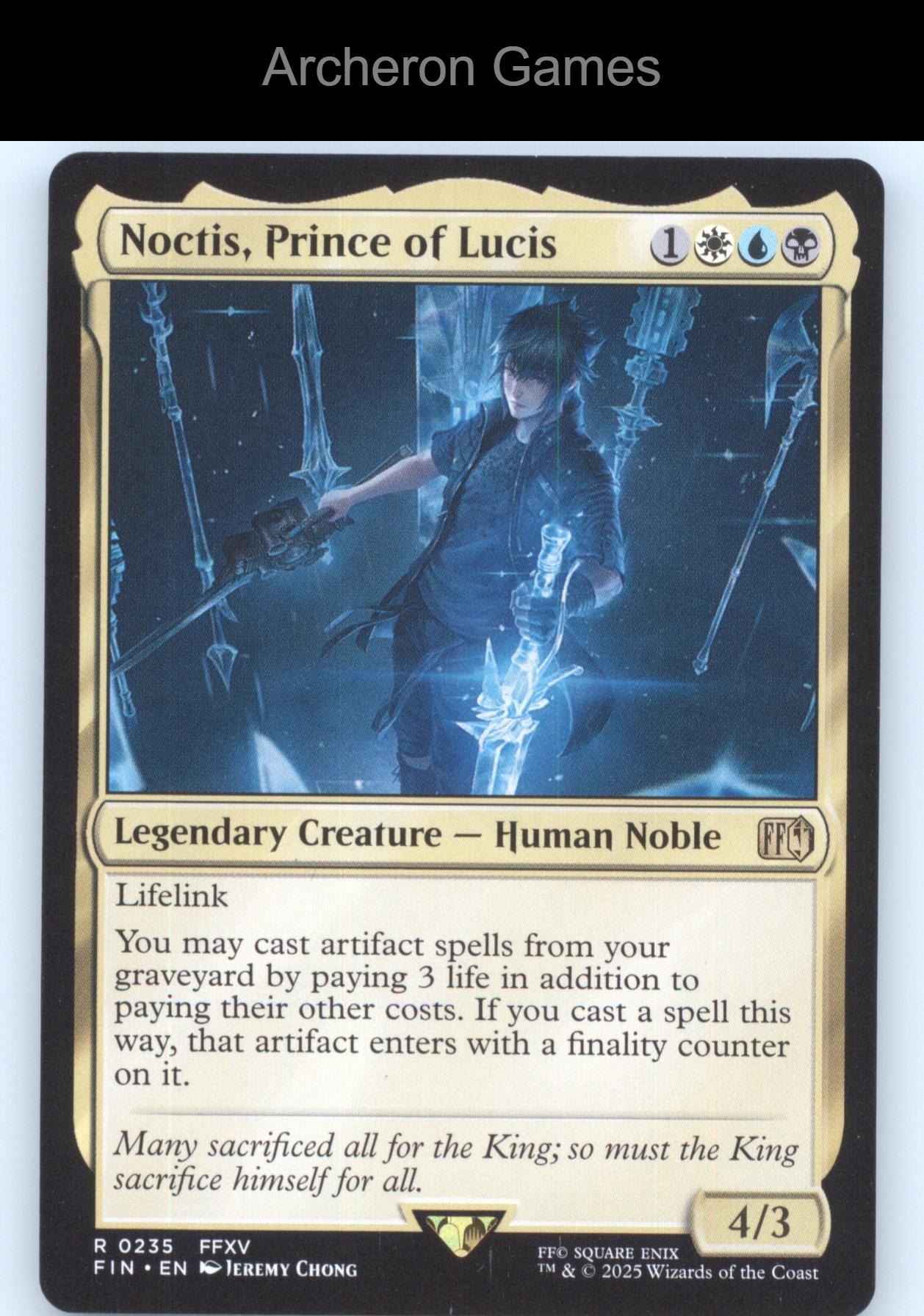 Noctis, Prince of Lucis 235 R MTG Card FINAL FANTASY