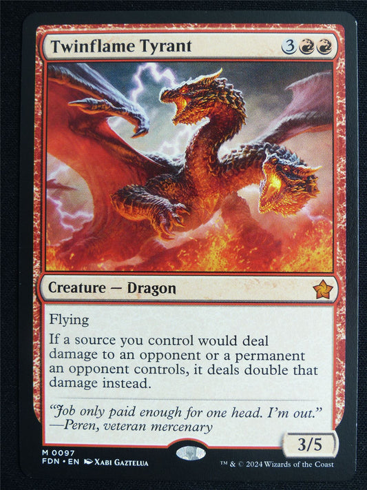 Twinflame Tyrant - FDN - Mtg Card #4M0