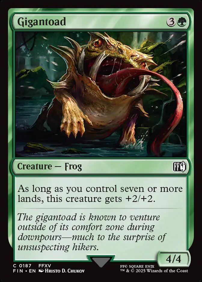 Gigantoad - Final Fantasy fin