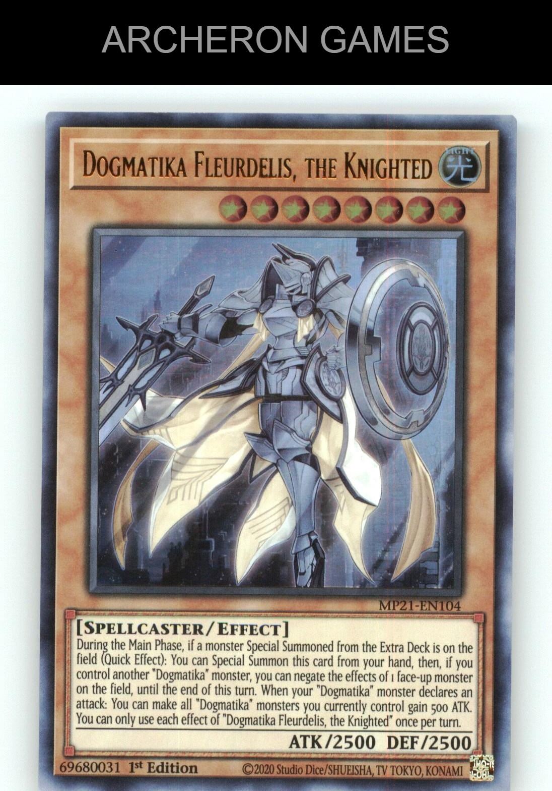 Dogmatika Fleurdelis, the Knighted Ultra Rare YUGIOH Card