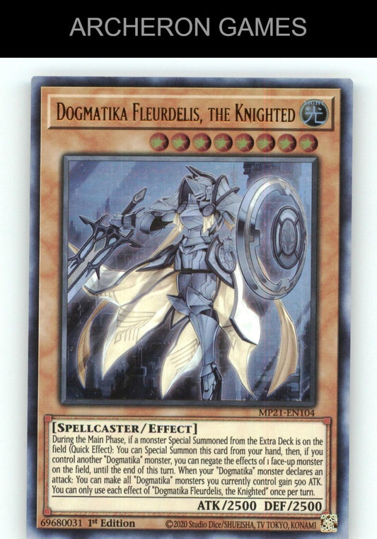 Dogmatika Fleurdelis, the Knighted Ultra Rare YUGIOH Card