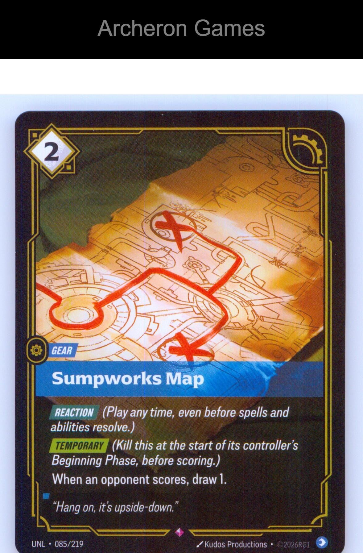 Sumpworks Map UNL 085/219 R Unleashed Riftbound Card