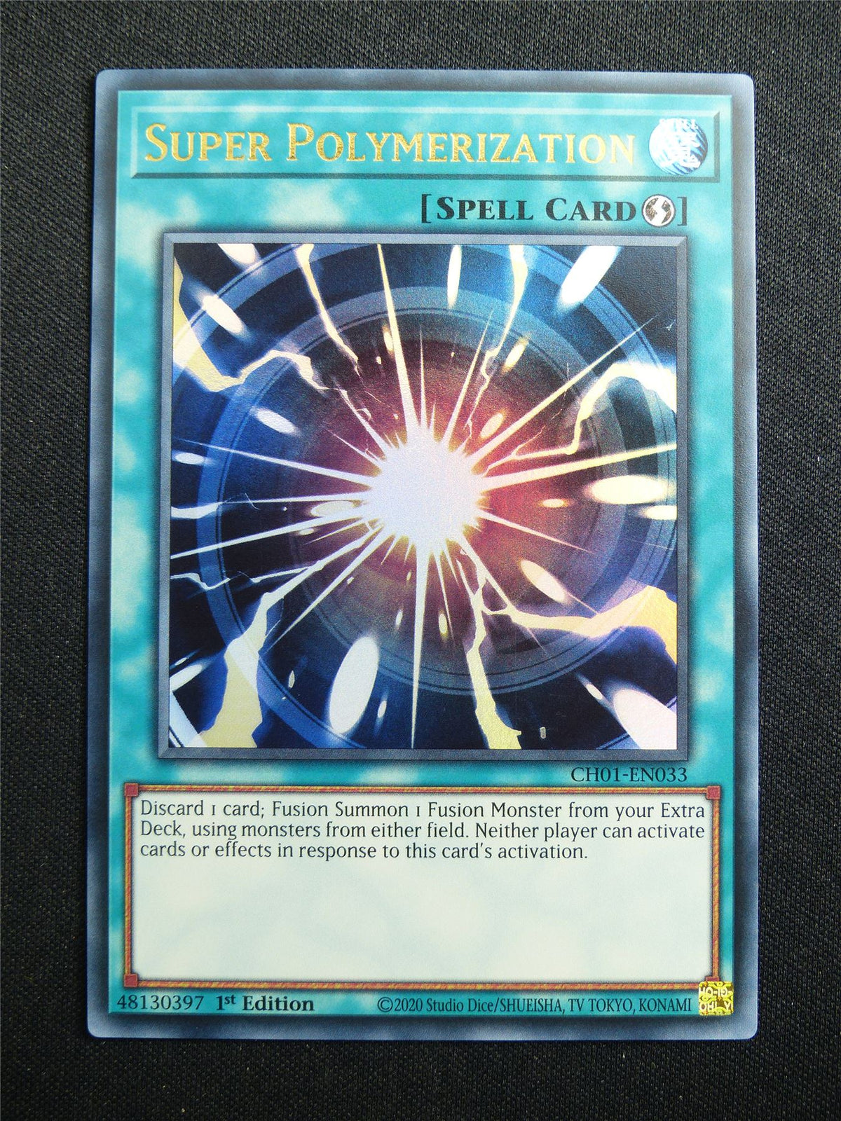 Super Polymerization CH01 Ultra Rare - 1st ed Yugioh Card #3IB