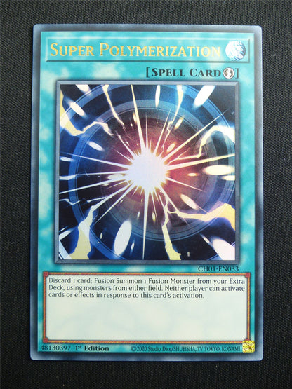 Super Polymerization CH01 Ultra Rare - 1st ed Yugioh Card #3IB