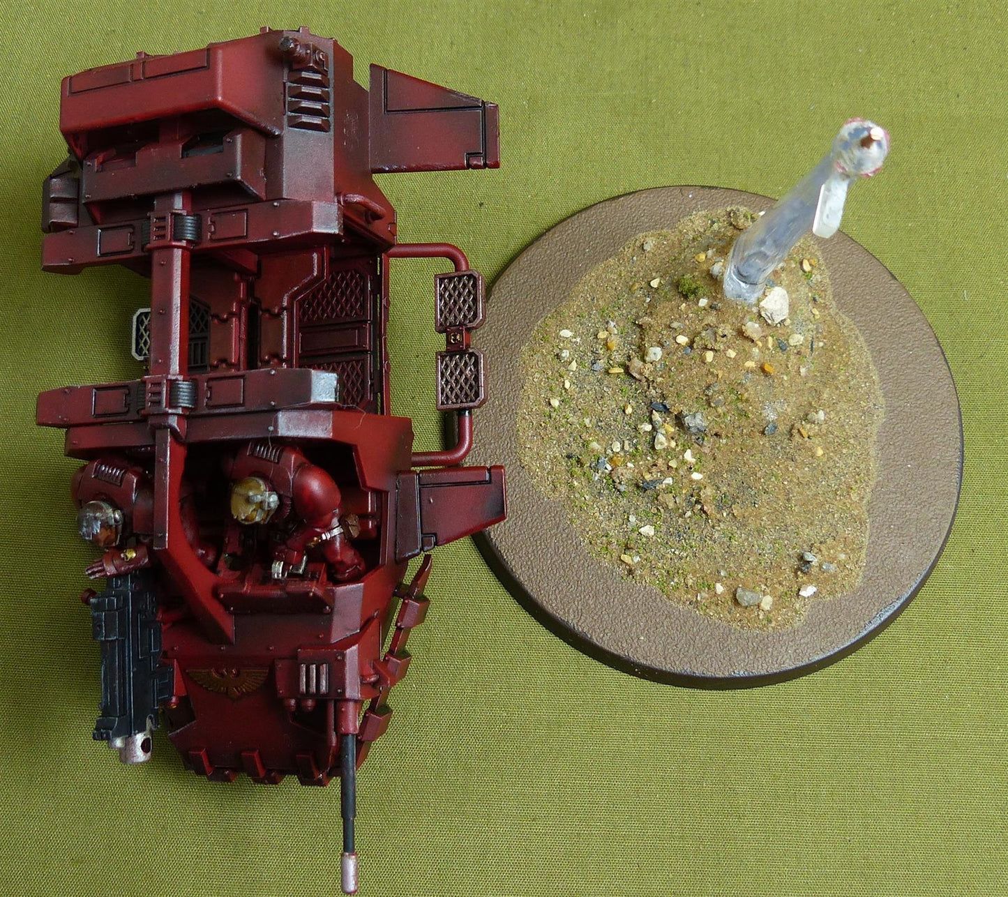 Land Speeder Storm painted - Blood Angels - Warhammer 40K #3YK