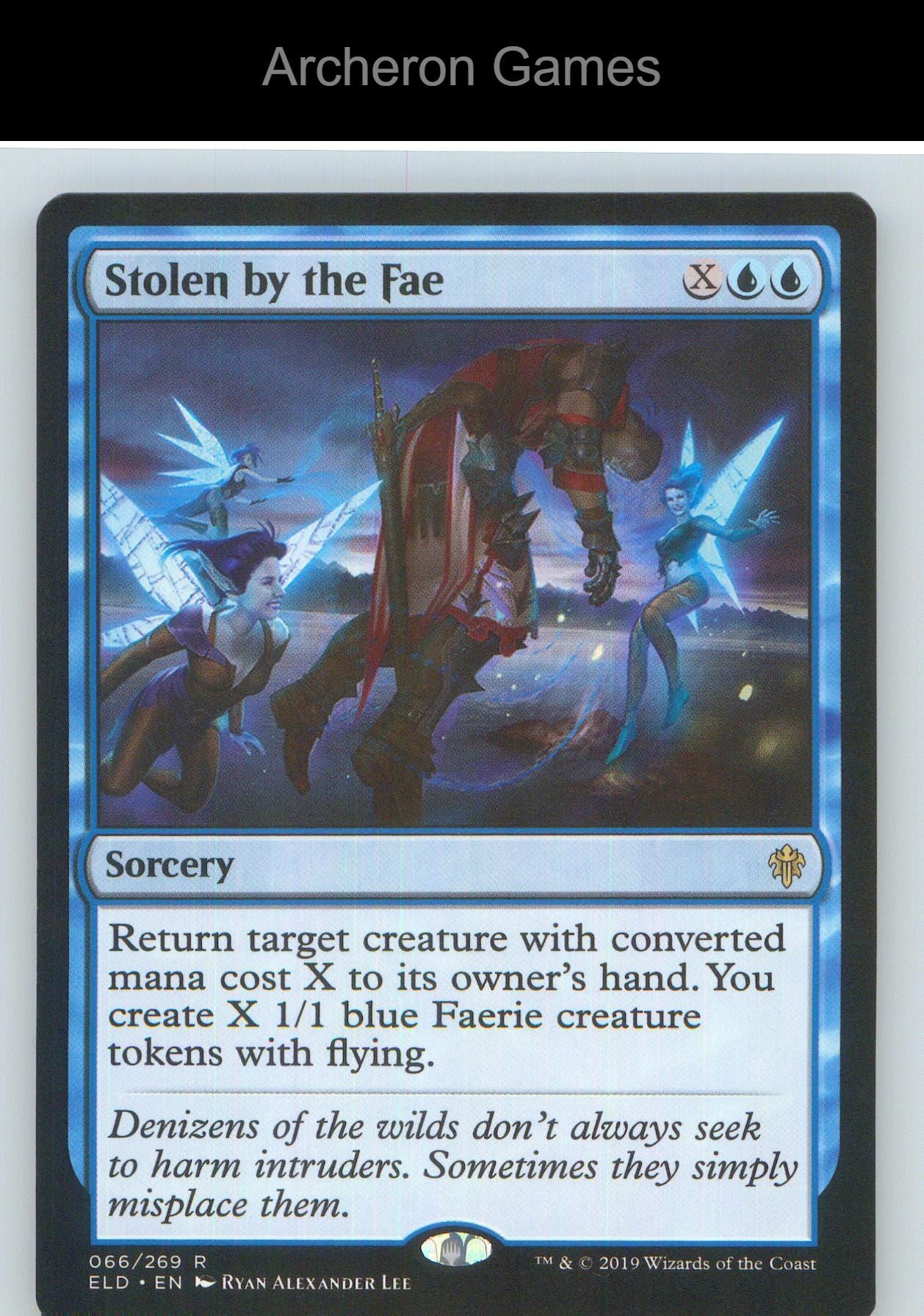 Stolen by the Fae ELD 66 R MTG Card NM/EX+
