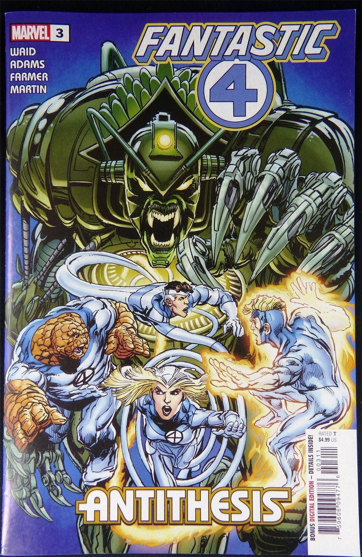 FANTASTIC FOUR: Antithesis #3 - Marvel Comic #YN