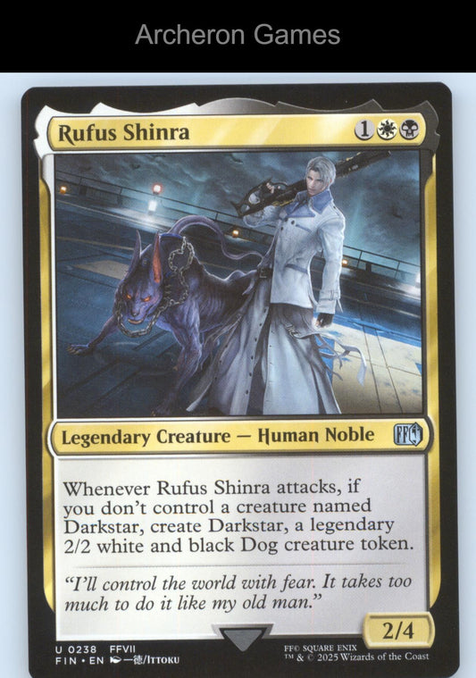 Rufus Shinra 238 UC MTG Card FINAL FANTASY