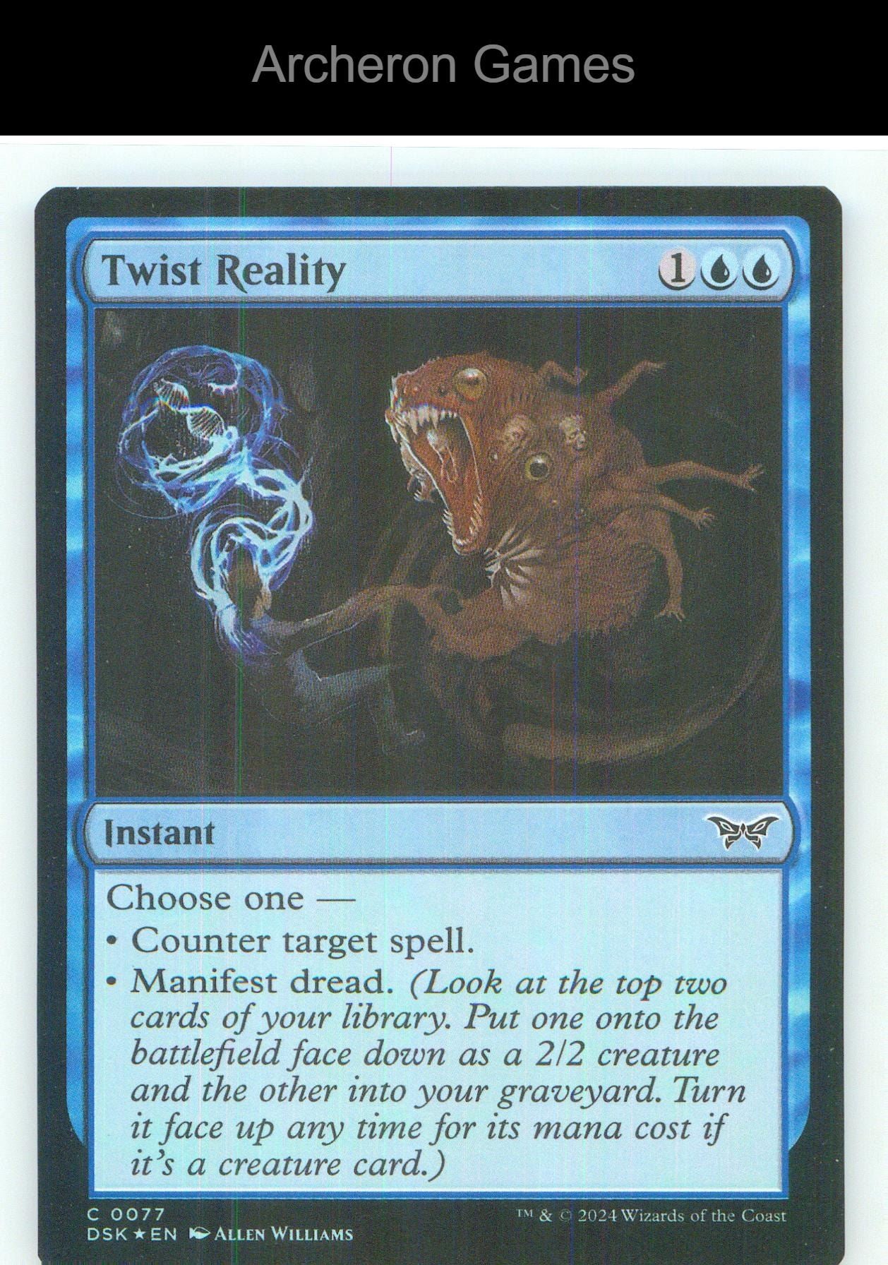 Twist Reality DSK 77 C MTG Card NM/EX+ Foil