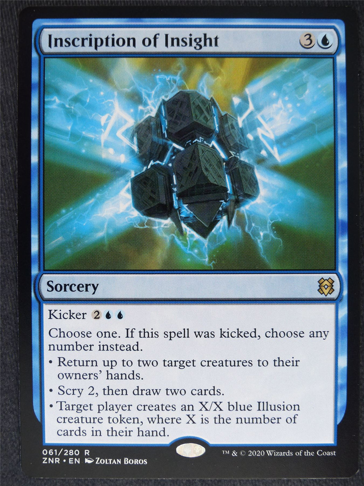 Inscription of Insight Mint - Mtg Magic Cards #5A