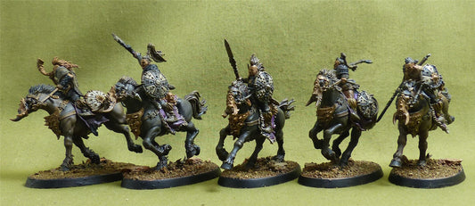 Darkoath Fellriders painted - Slaves to Darkness - Warhammer AoS #17D