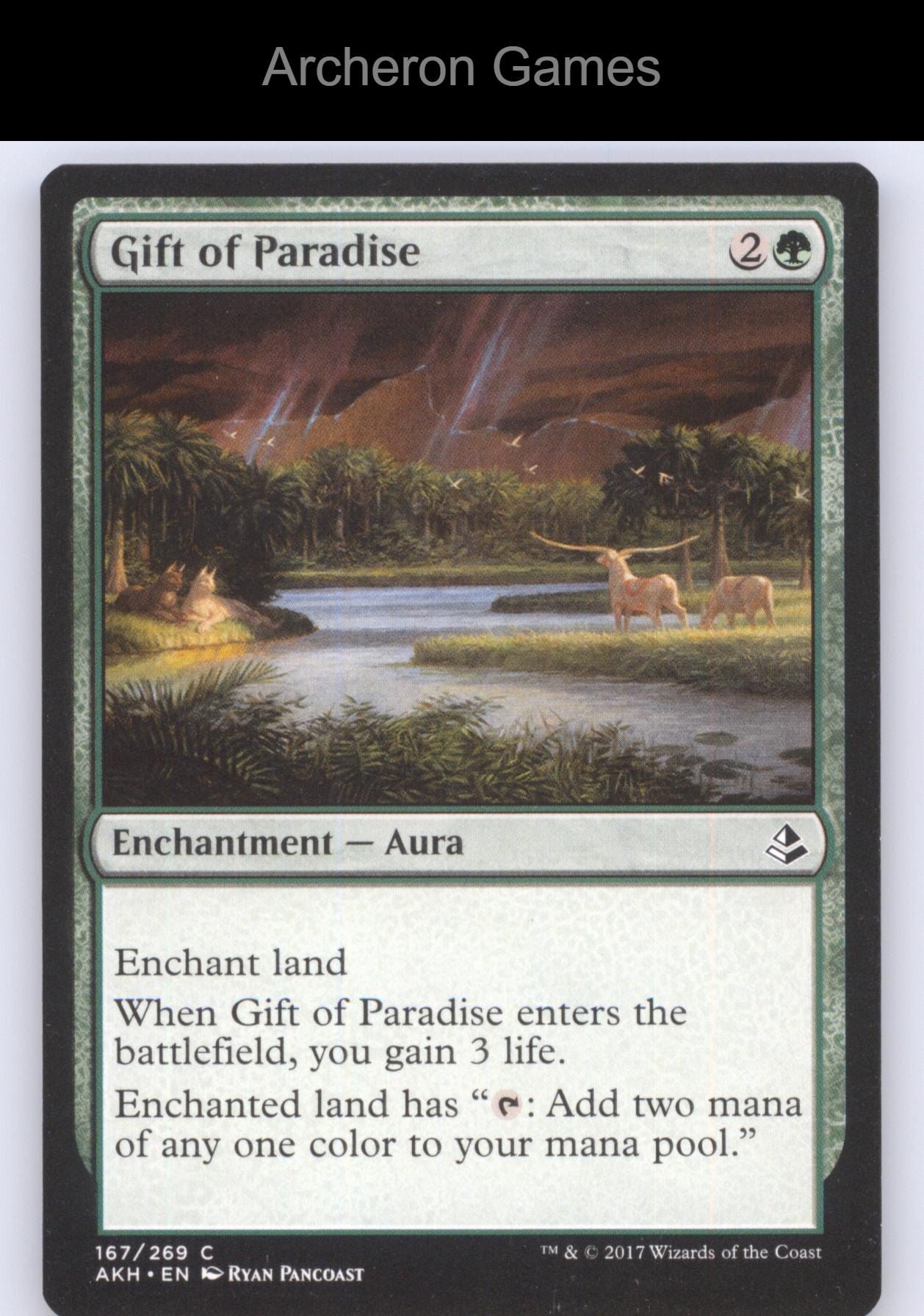 Gift of Paradise 167 C MTG Card The List Reprints