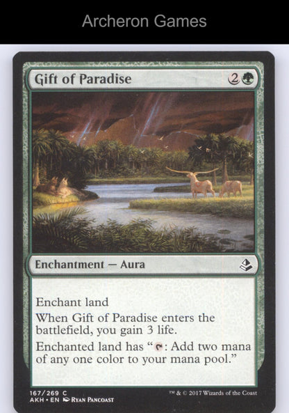 Gift of Paradise 167 C MTG Card The List Reprints