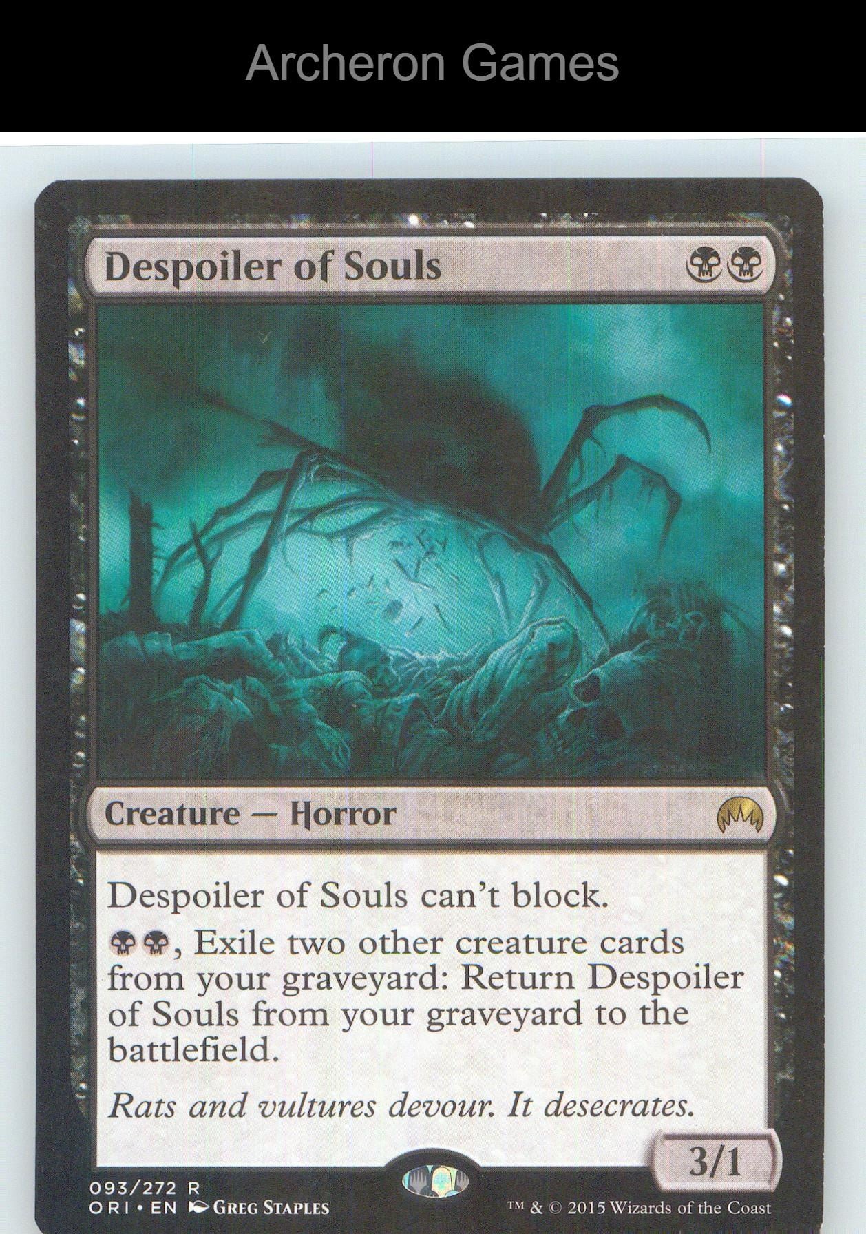 Despoiler of Souls ORI 93 R MTG Card NM/EX+