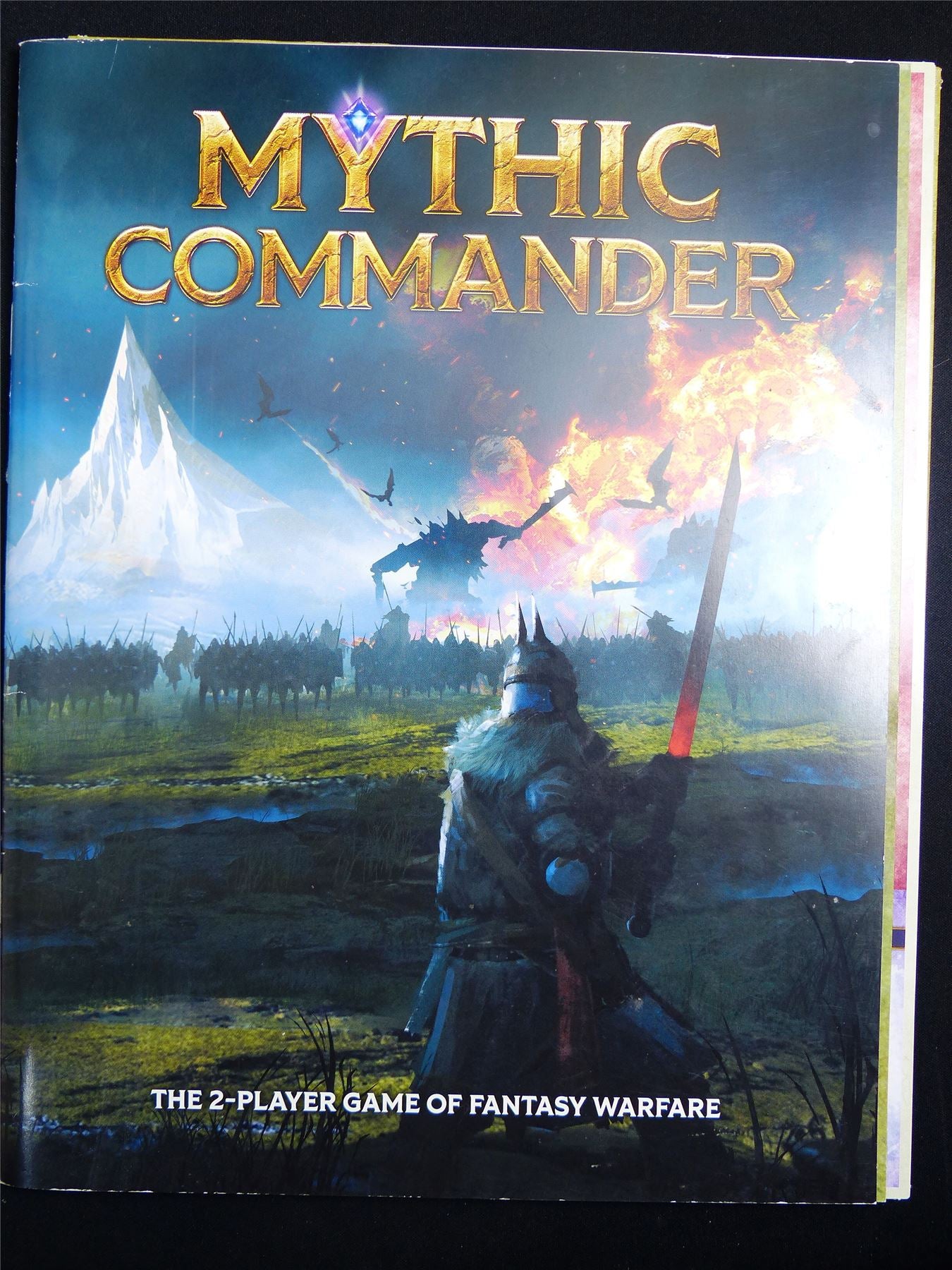 Mythic Commander 2-Player Warfare Game - Rulebook & Contents Booklet #2UM