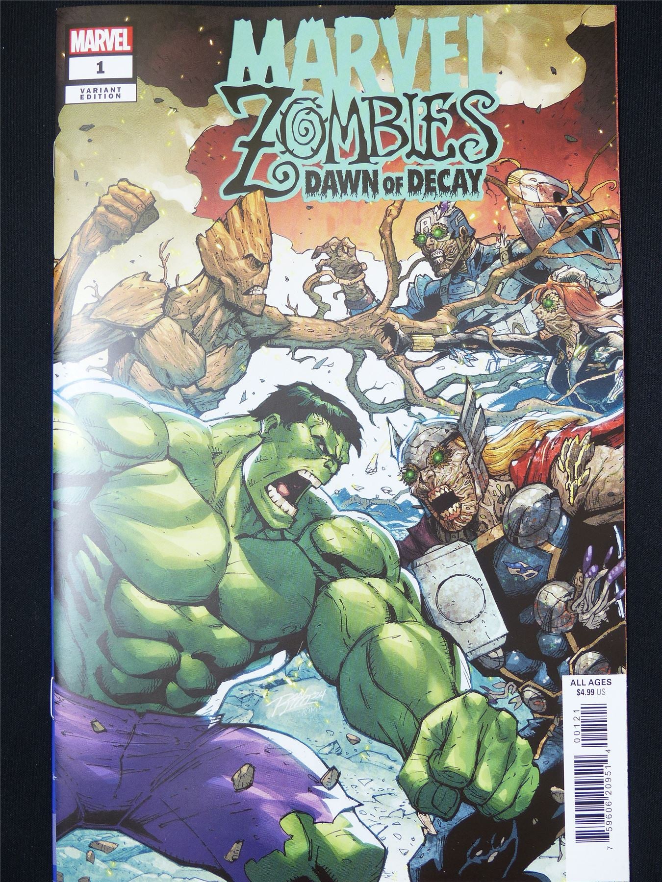 Marvel Zombies: Dawn of Decay #1 Variant - B&B Nov 2024 Marvel Comic #14F