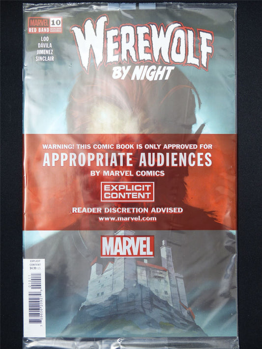 WEREWOLF By Night #10 Red Band Variant - Jul 2025 Marvel Comic #U2