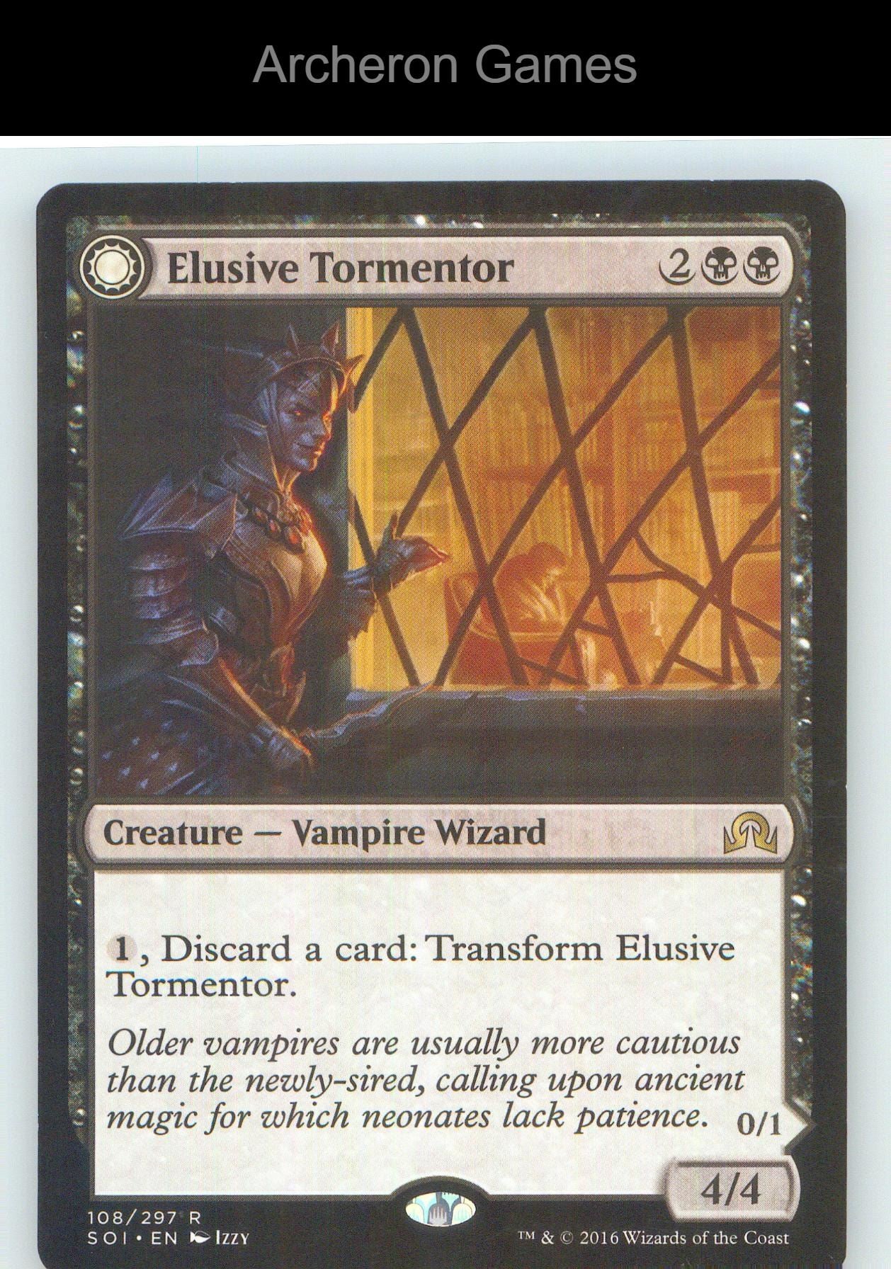 Elusive Tormentor SOI 108 R MTG Card NM/EX+