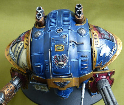 Imperial Knight with Forgeworld Shoulder Pads painted - Warhammer 40K #ZB