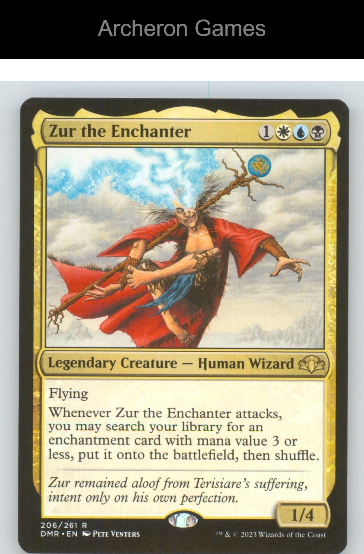Zur the Enchanter DMR 206 R MTG Card NM/EX+