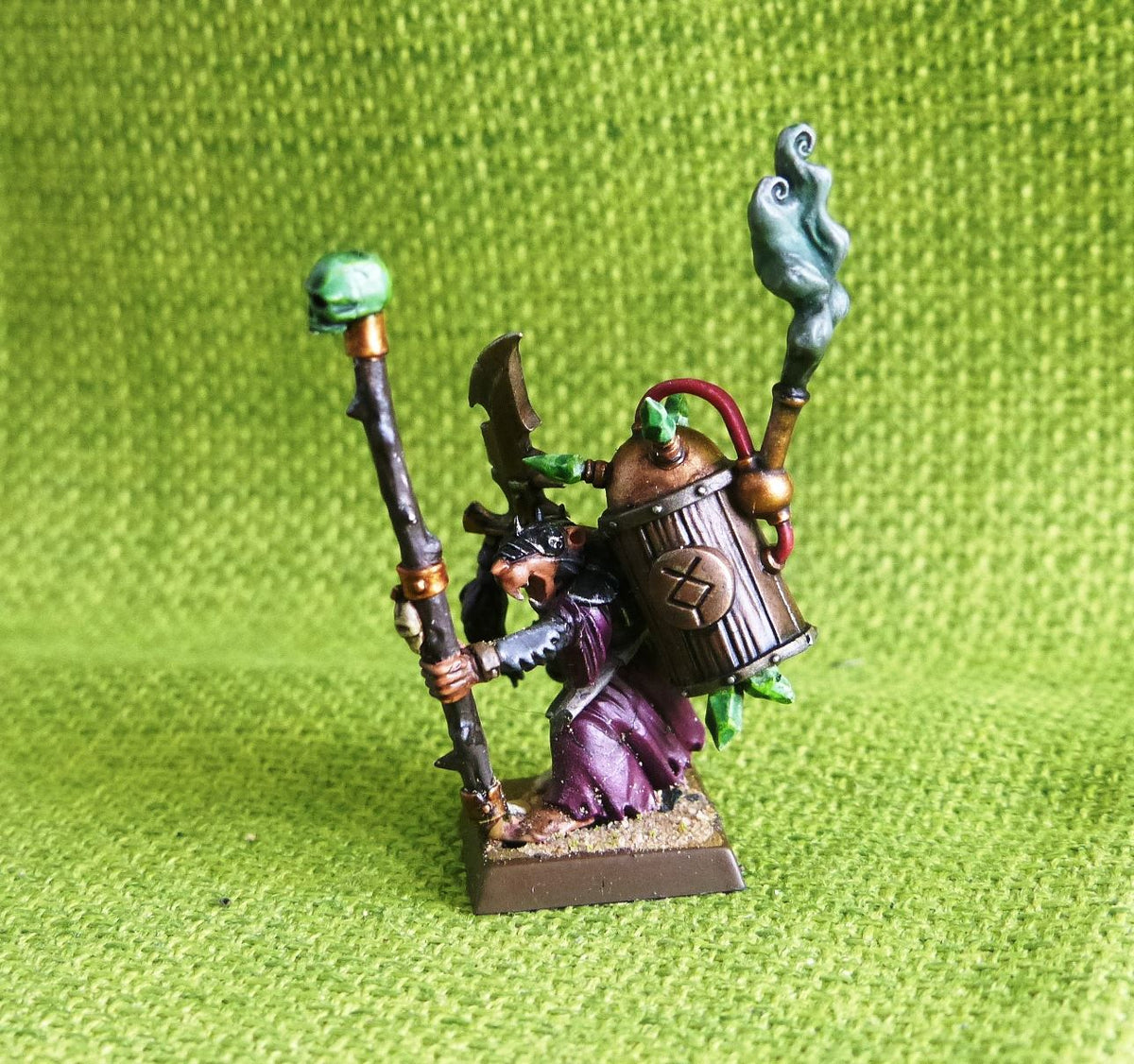 Skaven - Warlock Engineer - Painted - Warhammer AoS 40k #FG