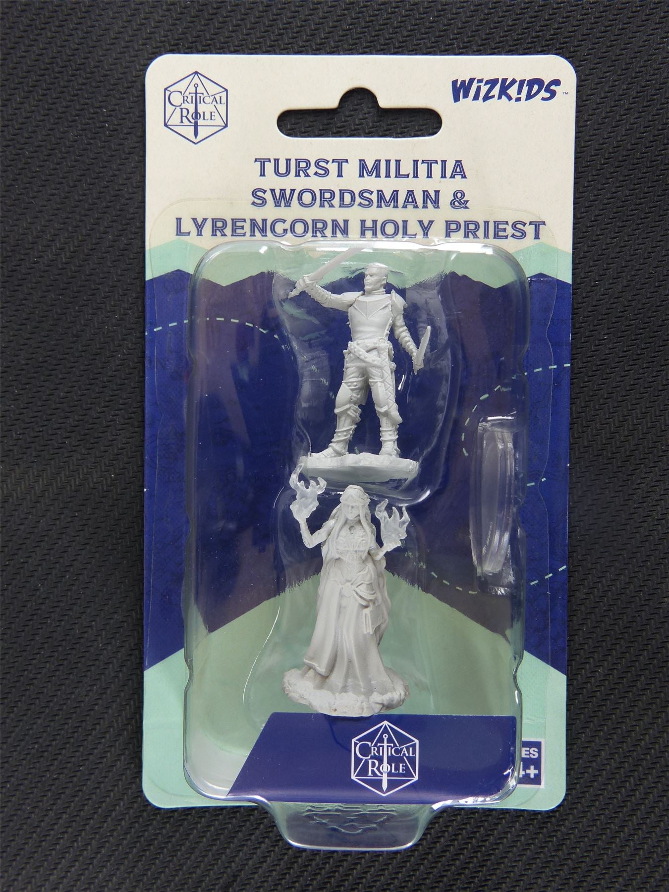 Turst Militia Swordsman And Lyrengorn Holy Priest - Critical Role - Wikids Miniature #JT