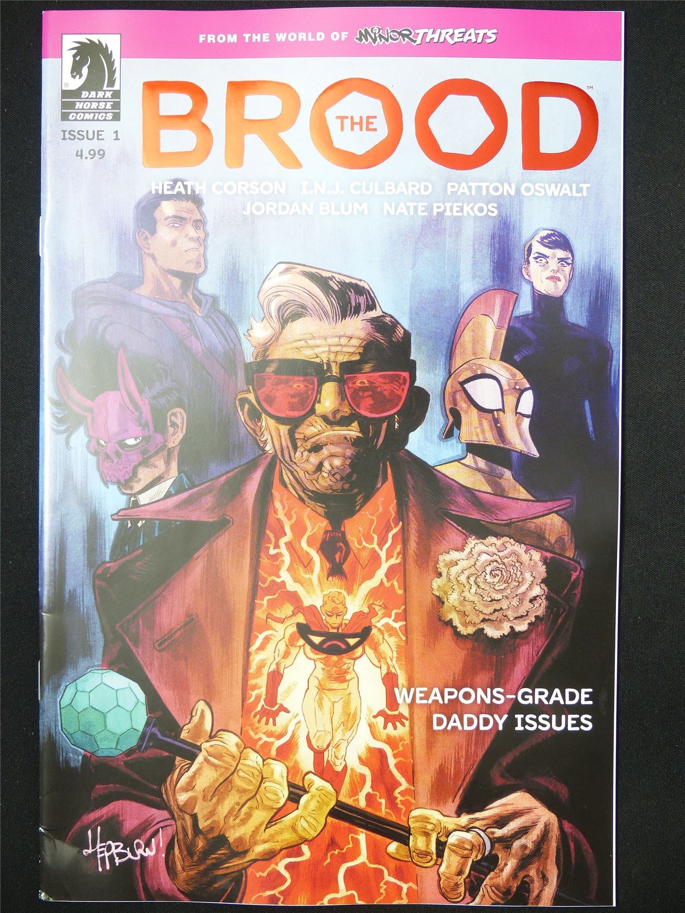 From the World of Minor Threats: The BROOD #1 Foil Title - B&B Dec 2024 Dark horse Comic #5LP