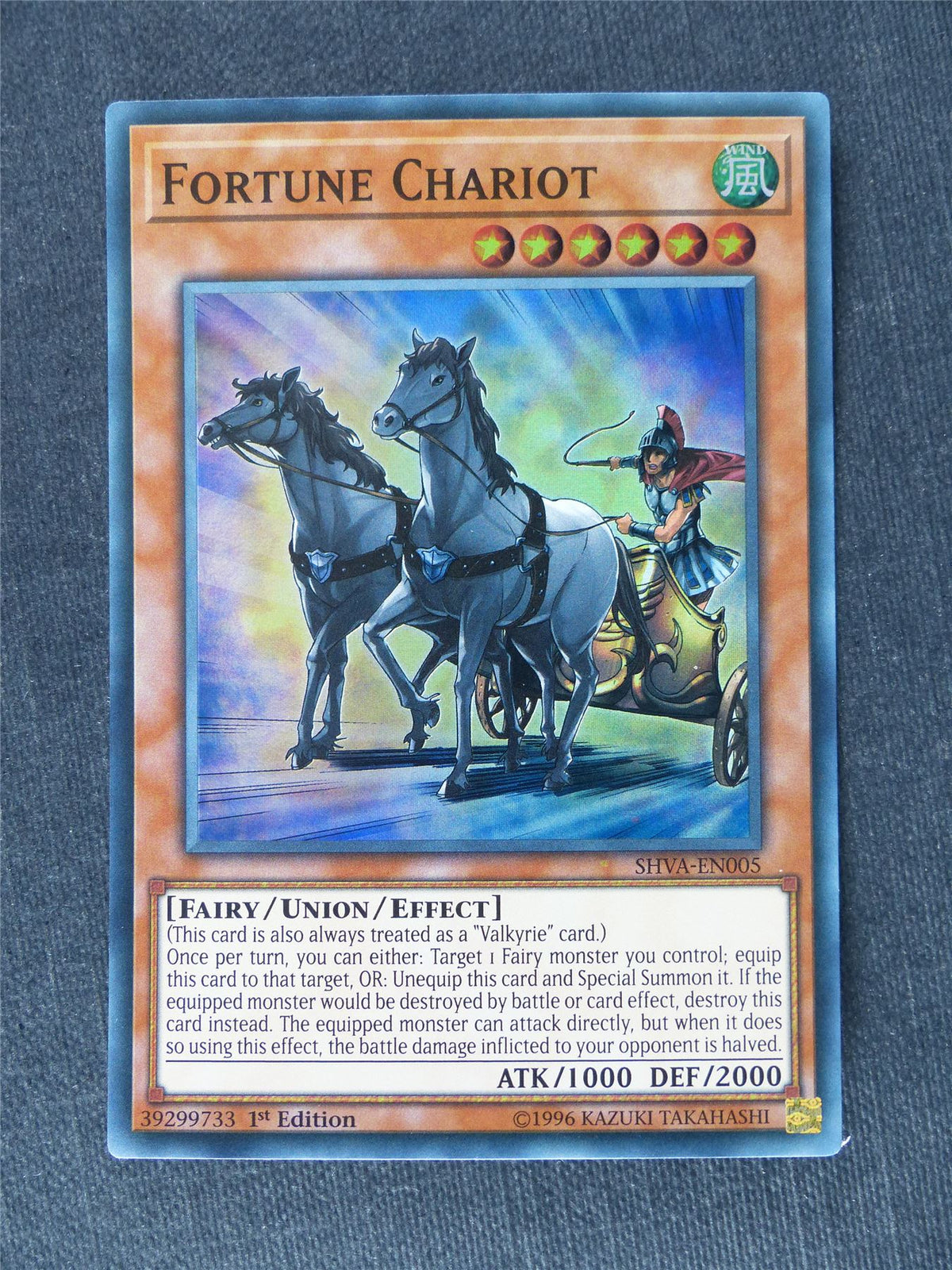 Fortune Chariot SHVA Super Rare - 1st ed - Yugioh Cards #TT