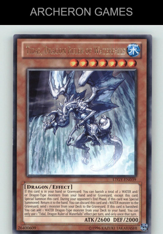 Tidal, Dragon Ruler of Waterfalls R YUGIOH Card
