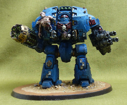 Leviathan Siege Dreadnought painted - Nightlords - Warhammer Horus Heresy #5BD