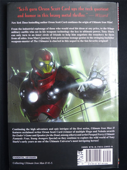 Ultimate Iron Man II: Orson Scott Card - Marvel Graphic Hardback #2VK